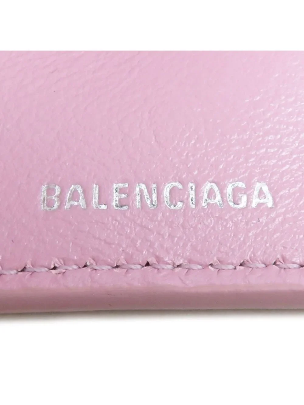 Balenciaga Trifold Wallet Pink